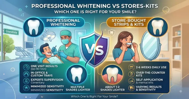 Professional Whitening vs Store-Bought Strips and Kits