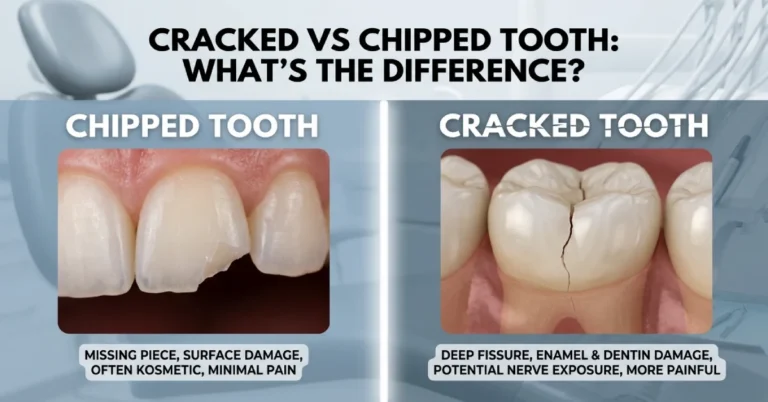 Cracked Tooth vs Chipped Tooth: What's the Difference